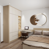 Luna Oak Integrated Wardrobe